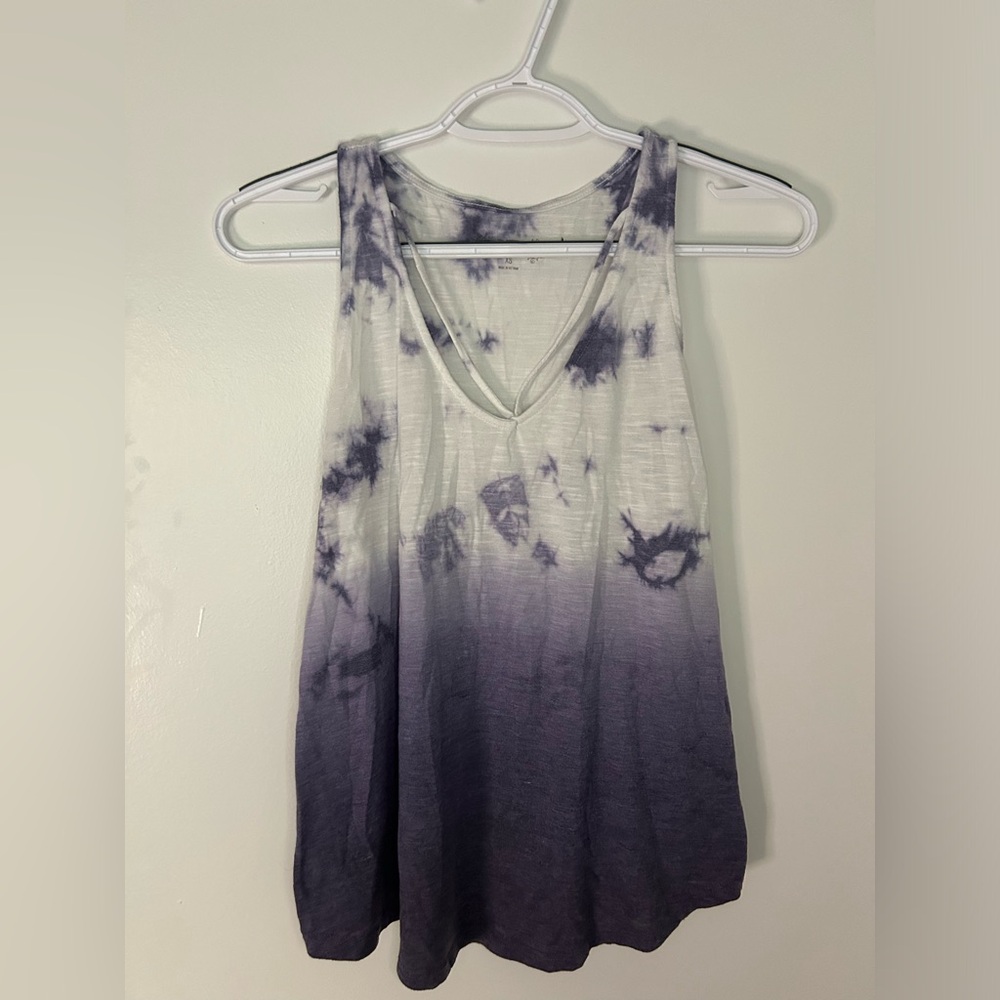 Mudd Purple Tie-Dye Tank Top
